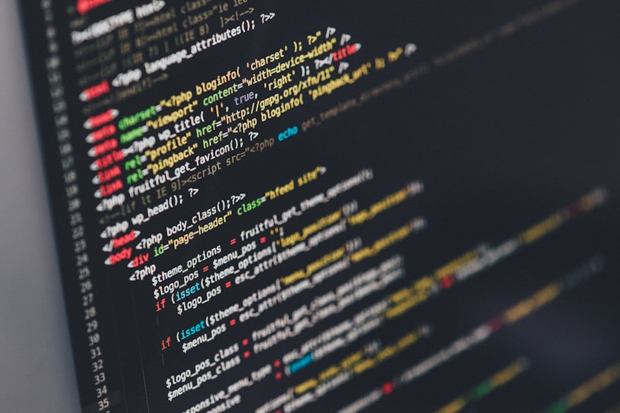 Screen of source code representing translation for the technology sector
