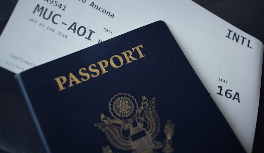 Passport and immigration documents prepared for USCIS filing