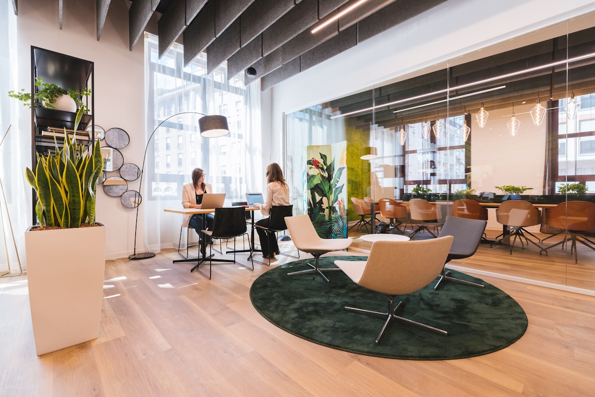 Cross-border business meeting running through an interpreter