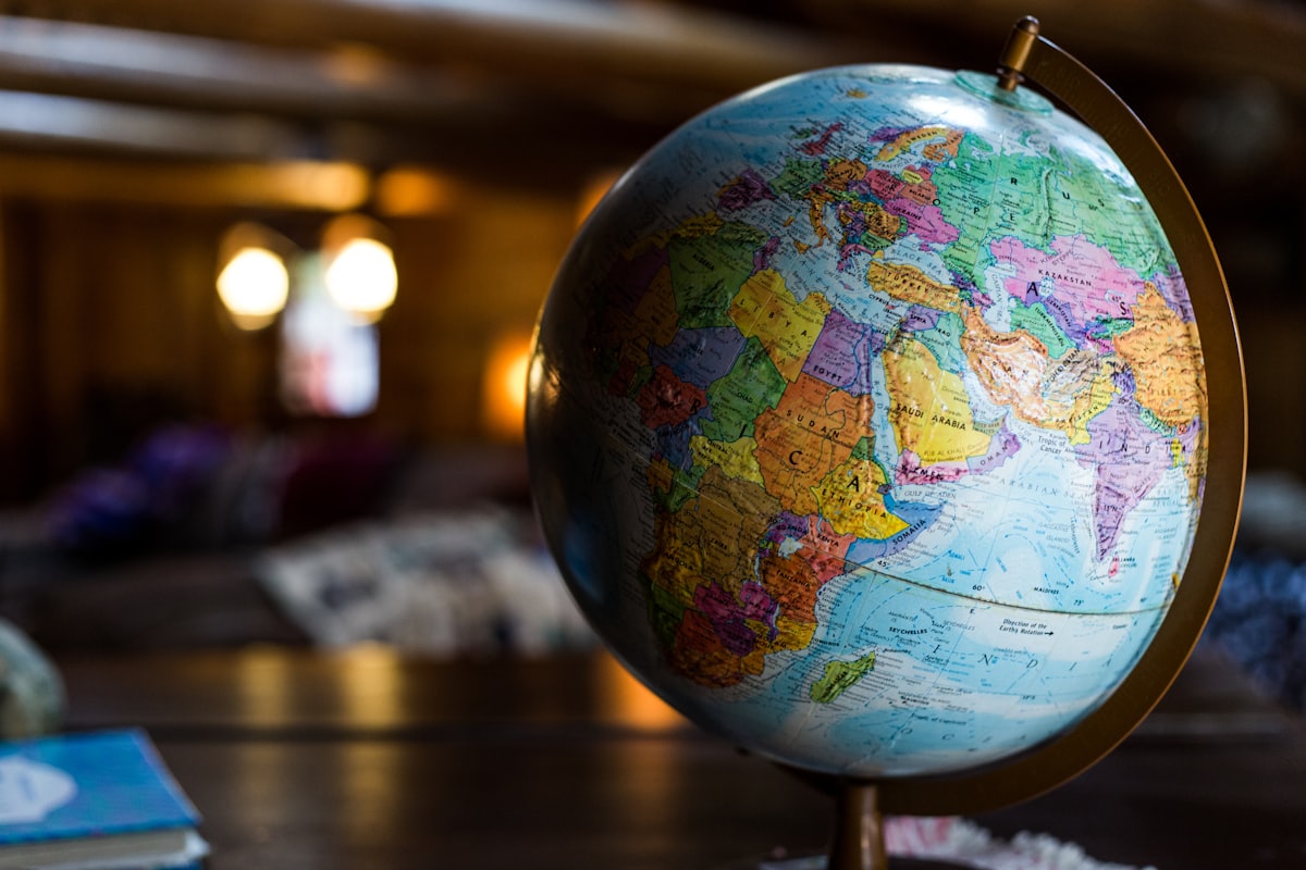 Global technology network representing app localization markets