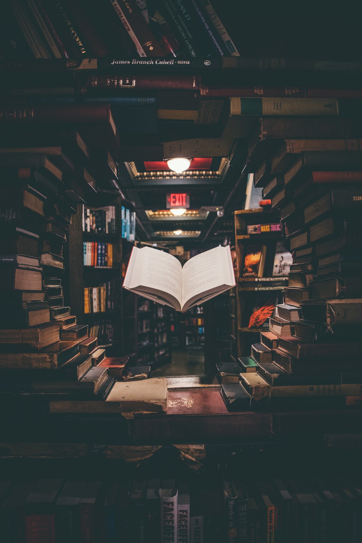 Screenwriter's desk with an open script and notes